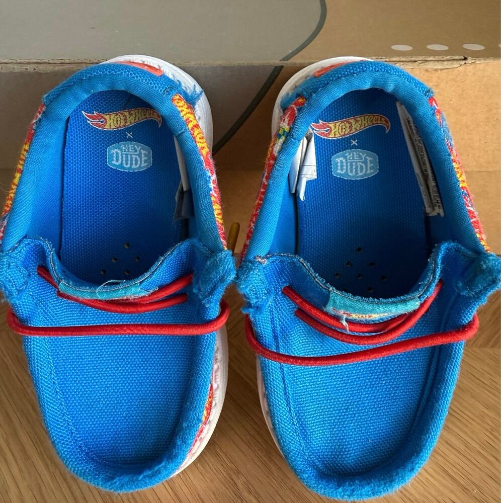 Hey Dude Toddler Wally Funk Mono “Hot Wheels’”Toddler Kid Shoes - SZ 6 C - Picture 10 of 10